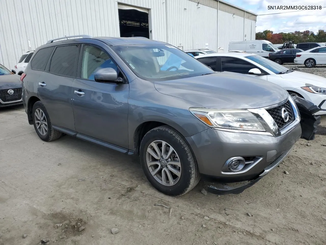 2016 Nissan Pathfinder S VIN: 5N1AR2MM3GC628318 Lot: 75805274