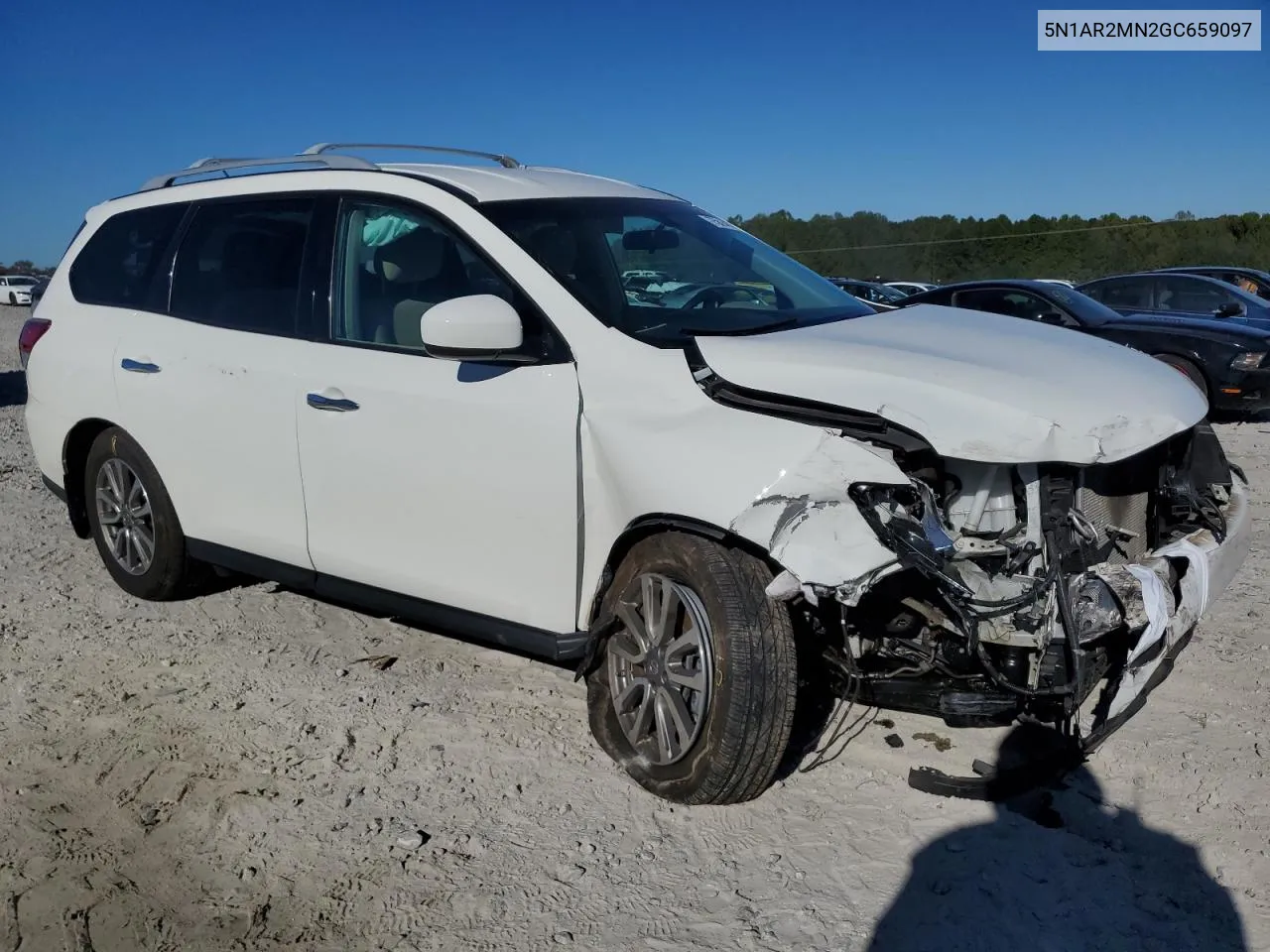 2016 Nissan Pathfinder S VIN: 5N1AR2MN2GC659097 Lot: 75814174