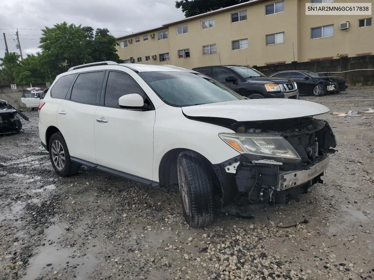 2016 Nissan Pathfinder S VIN: 5N1AR2MN6GC617838 Lot: 75822984