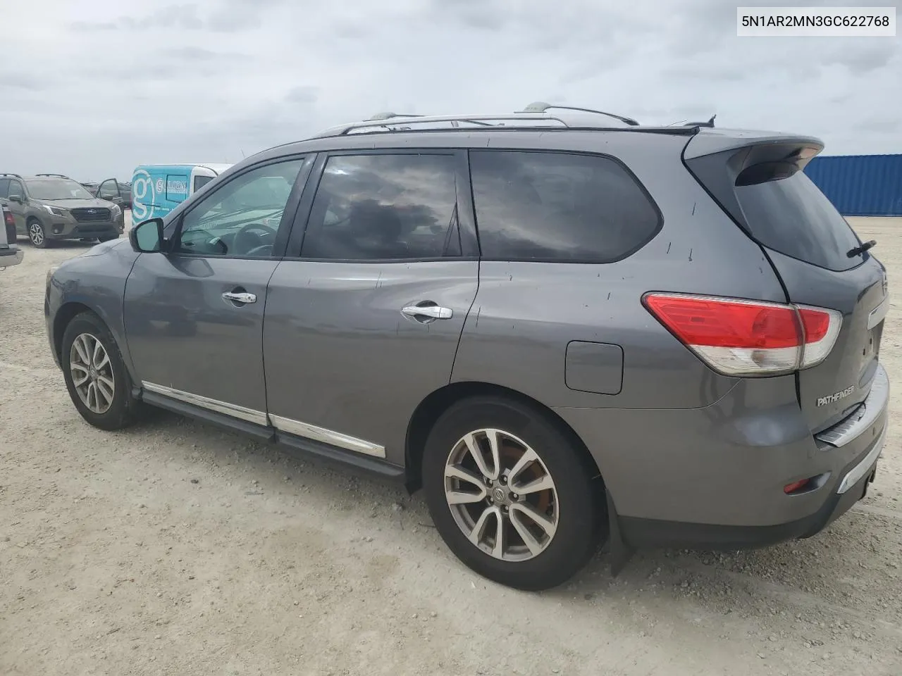 2016 Nissan Pathfinder S VIN: 5N1AR2MN3GC622768 Lot: 75994784