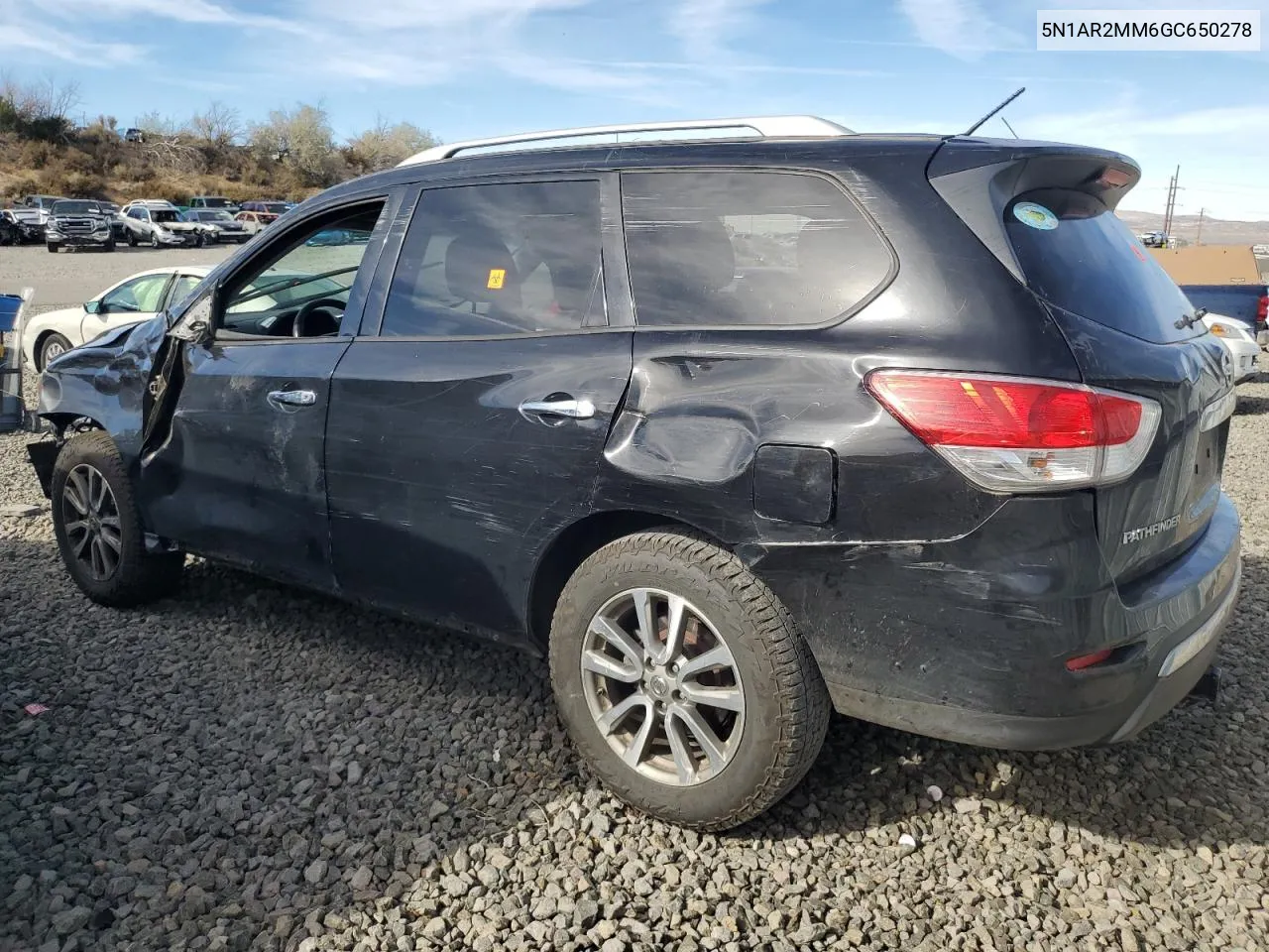 2016 Nissan Pathfinder S VIN: 5N1AR2MM6GC650278 Lot: 76136574