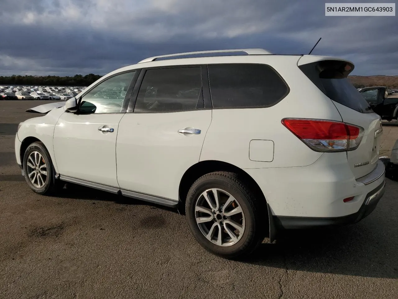 2016 Nissan Pathfinder S VIN: 5N1AR2MM1GC643903 Lot: 76228724