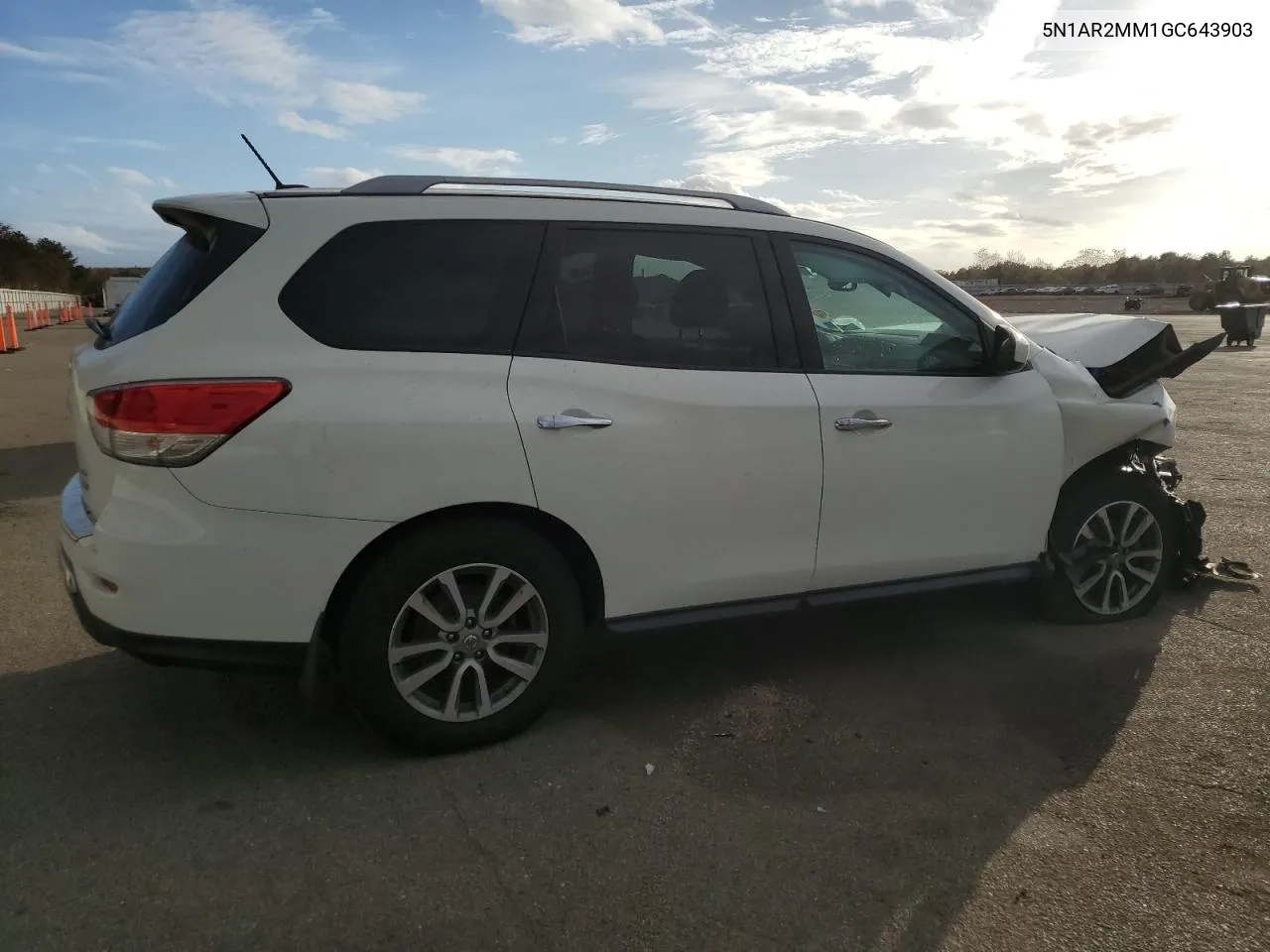 2016 Nissan Pathfinder S VIN: 5N1AR2MM1GC643903 Lot: 76228724