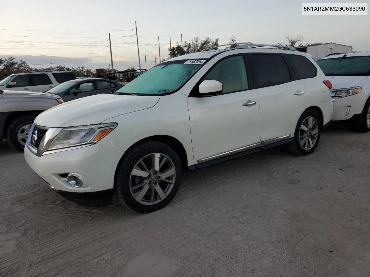 2016 Nissan Pathfinder S VIN: 5N1AR2MM2GC633090 Lot: 76662594