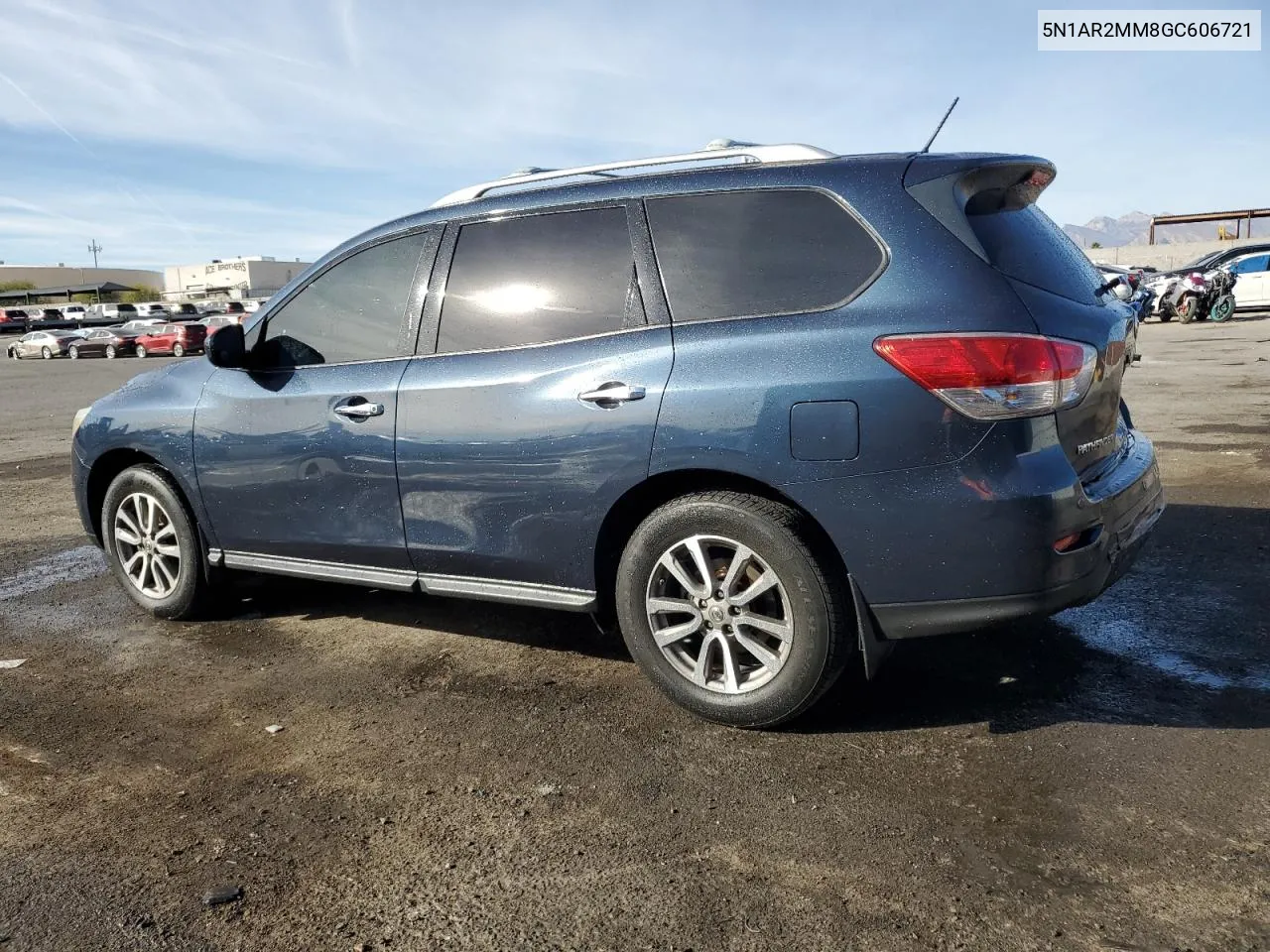 2016 Nissan Pathfinder S VIN: 5N1AR2MM8GC606721 Lot: 77142174