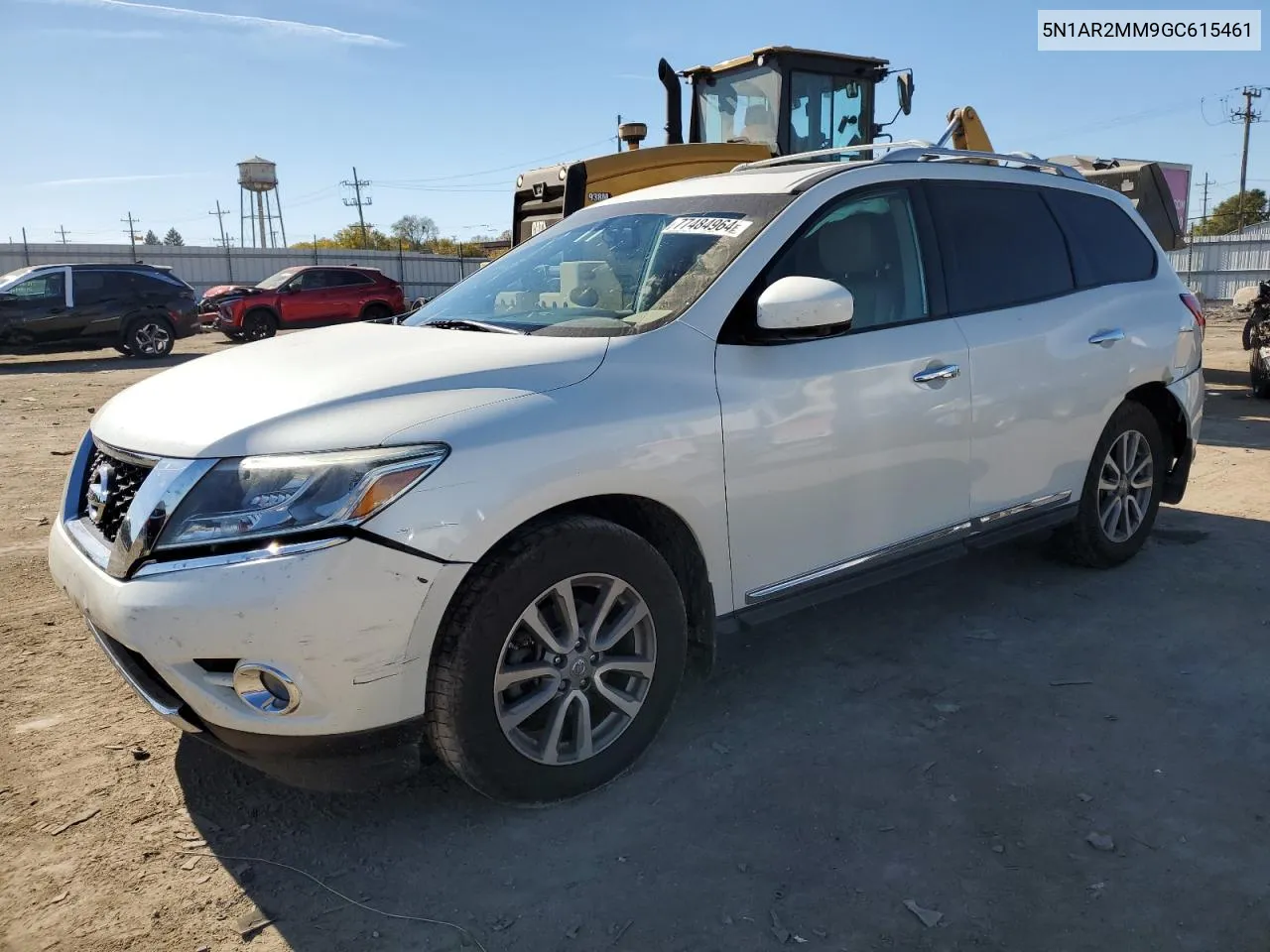 2016 Nissan Pathfinder S VIN: 5N1AR2MM9GC615461 Lot: 77484964