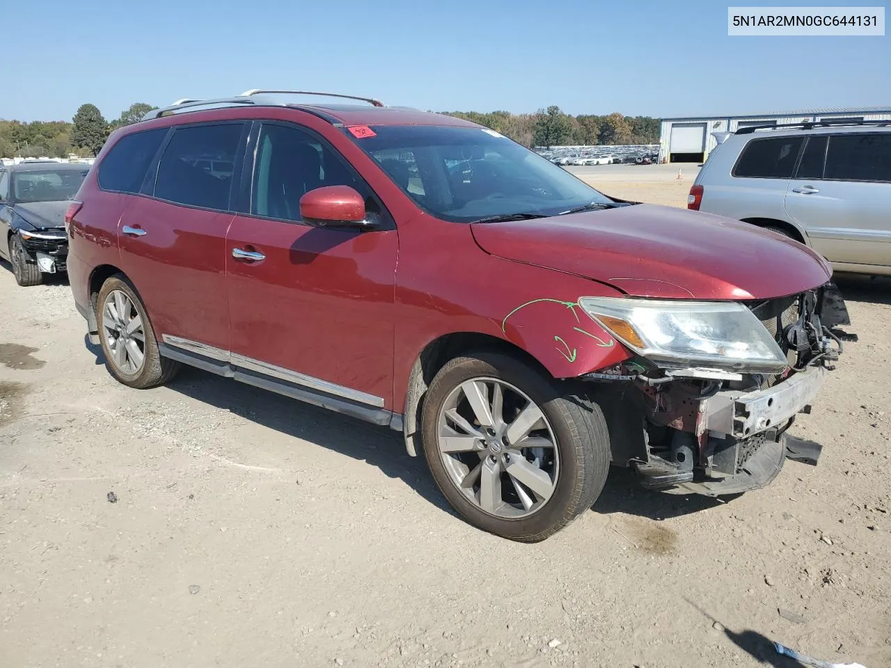 2016 Nissan Pathfinder S VIN: 5N1AR2MN0GC644131 Lot: 77692924