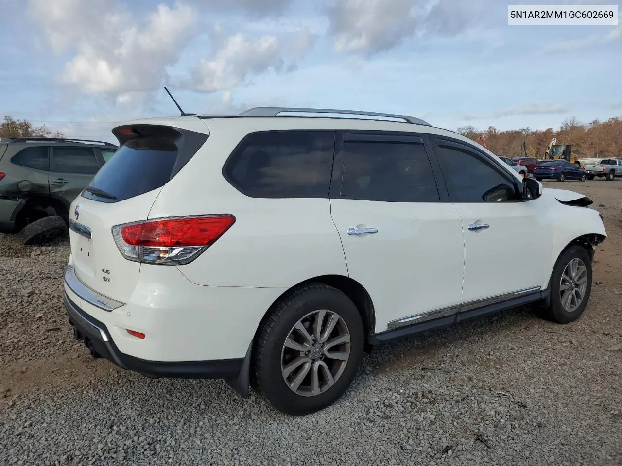 2016 Nissan Pathfinder S VIN: 5N1AR2MM1GC602669 Lot: 77850684