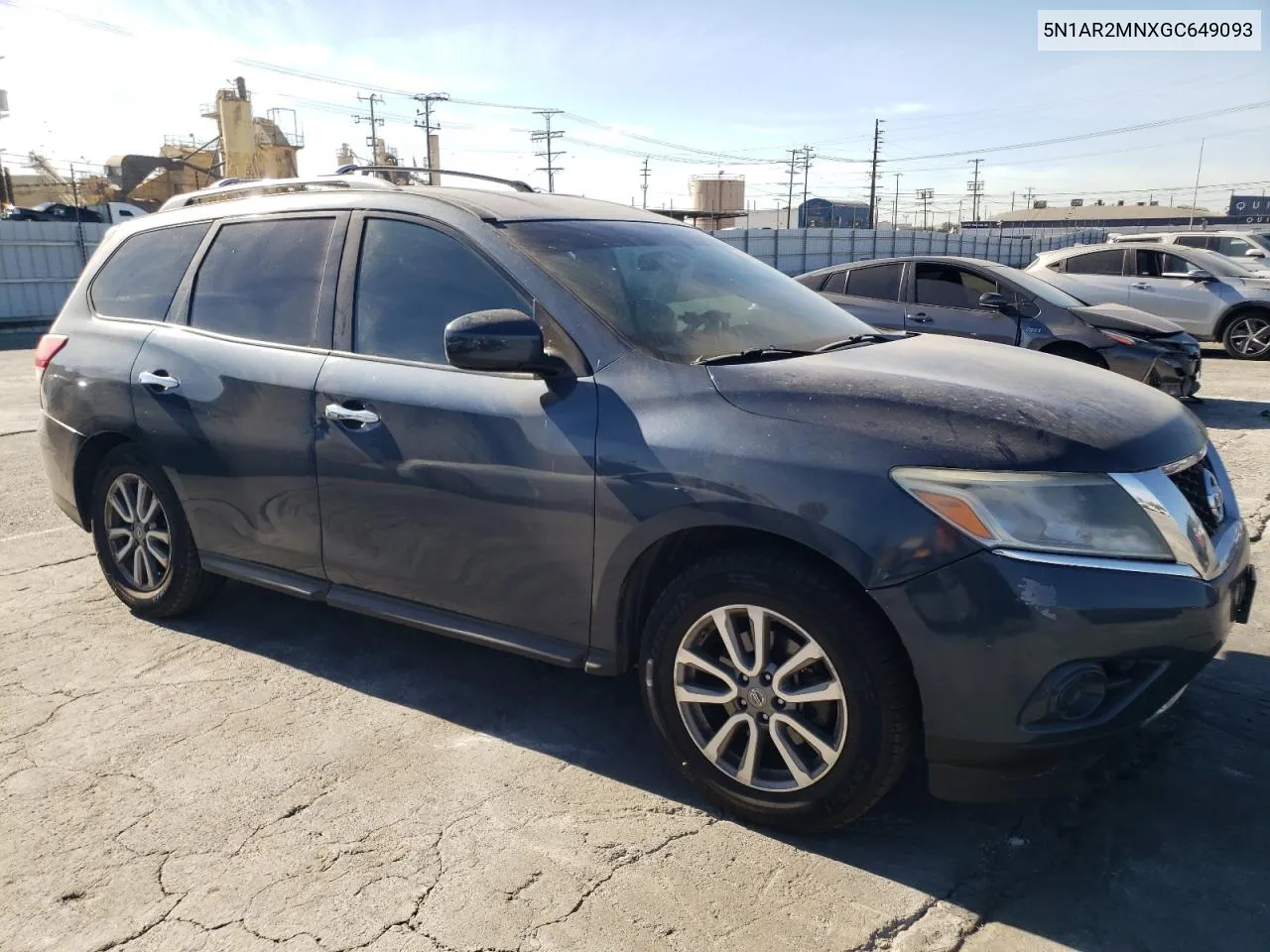 2016 Nissan Pathfinder S VIN: 5N1AR2MNXGC649093 Lot: 77879794