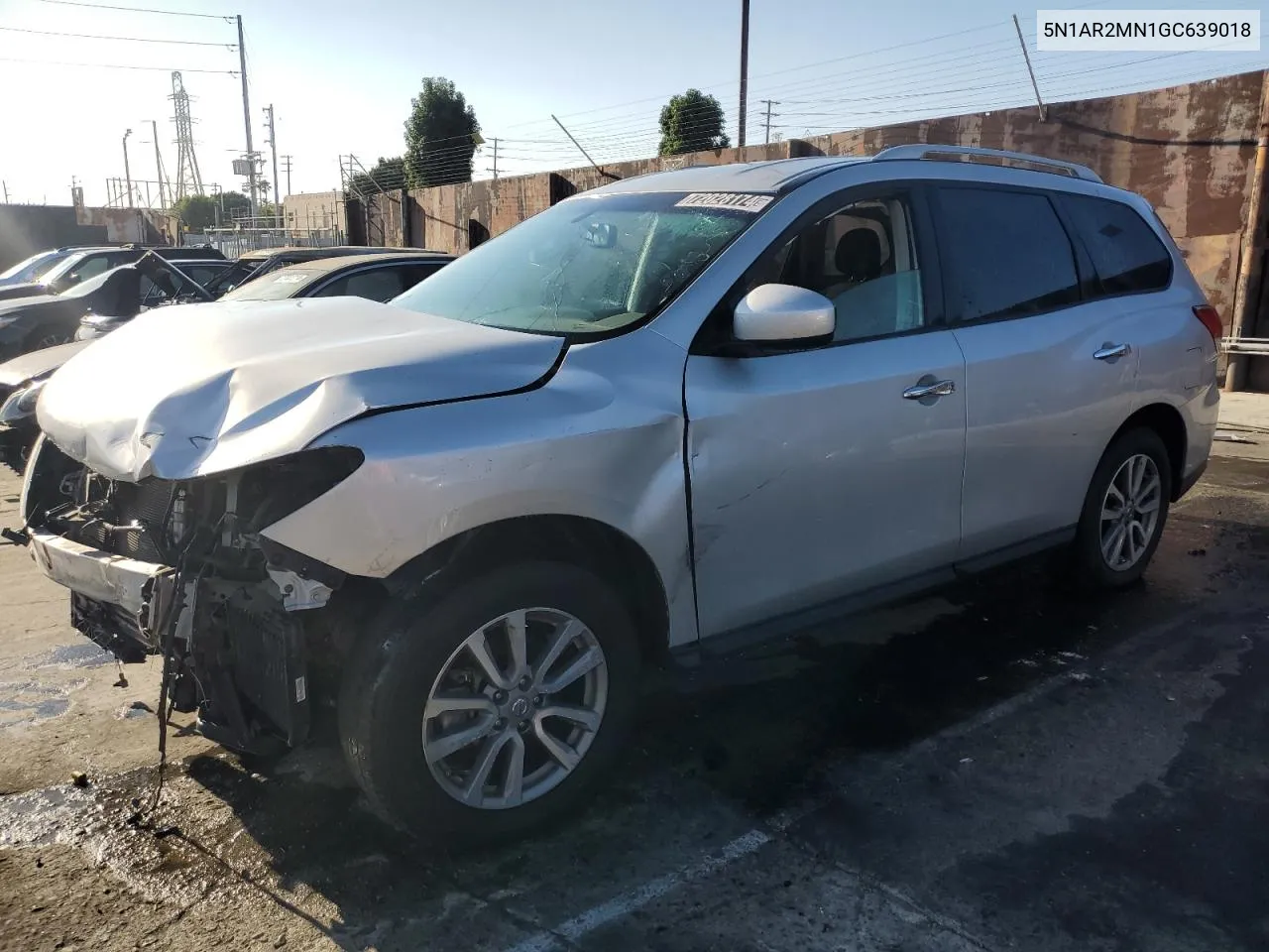 2016 Nissan Pathfinder S VIN: 5N1AR2MN1GC639018 Lot: 78156284