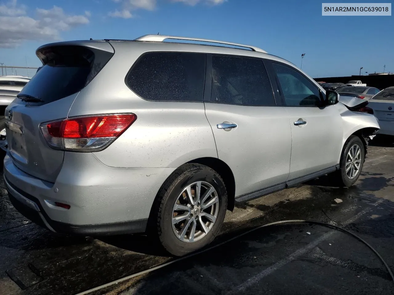 2016 Nissan Pathfinder S VIN: 5N1AR2MN1GC639018 Lot: 78156284