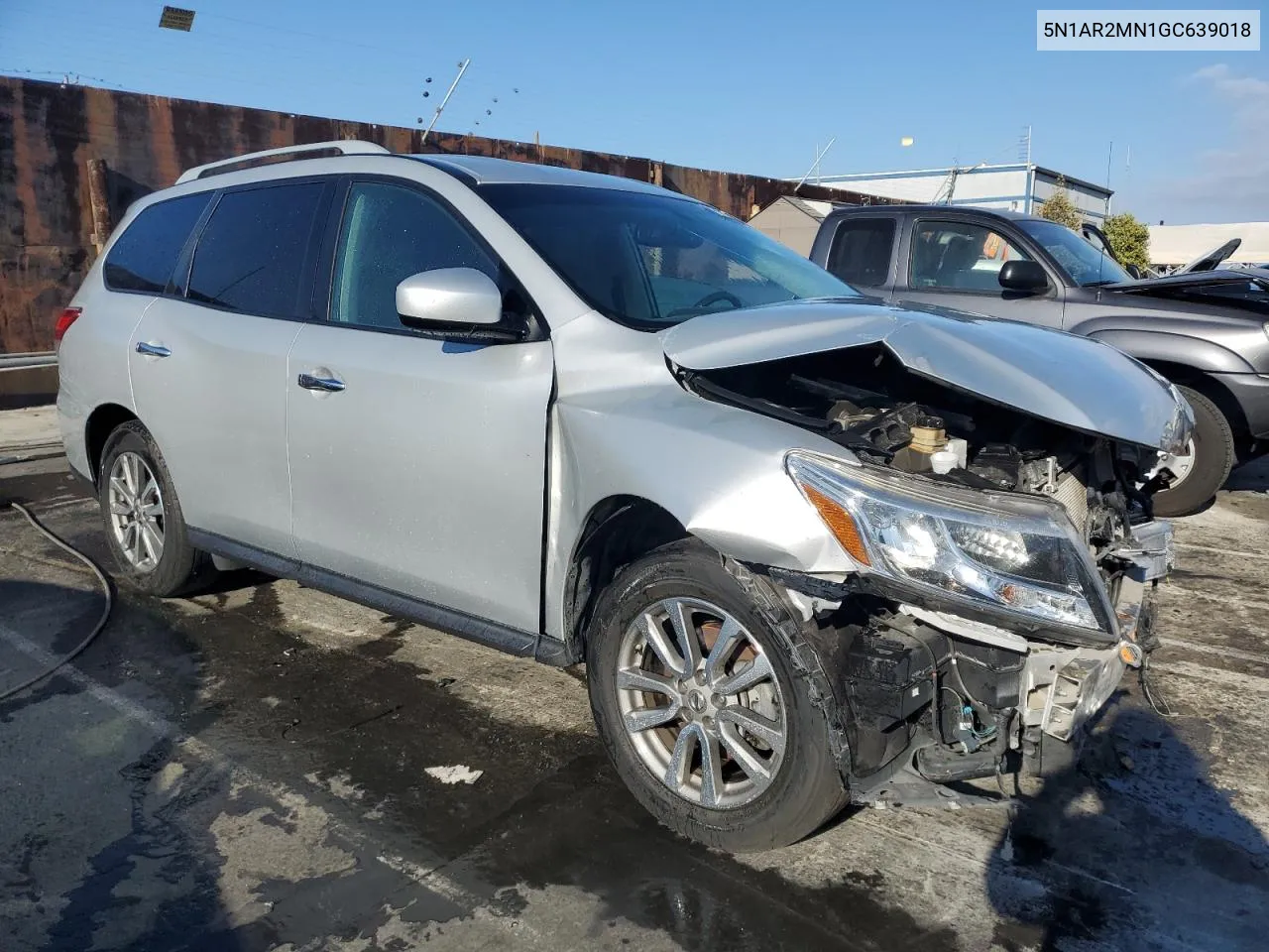 2016 Nissan Pathfinder S VIN: 5N1AR2MN1GC639018 Lot: 78156284