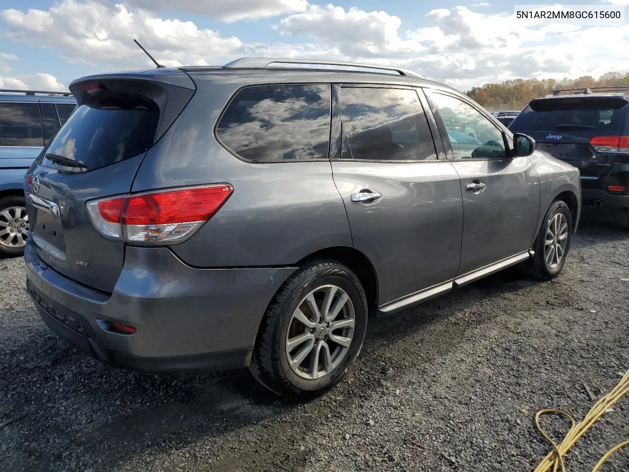 2016 Nissan Pathfinder S VIN: 5N1AR2MM8GC615600 Lot: 78164564