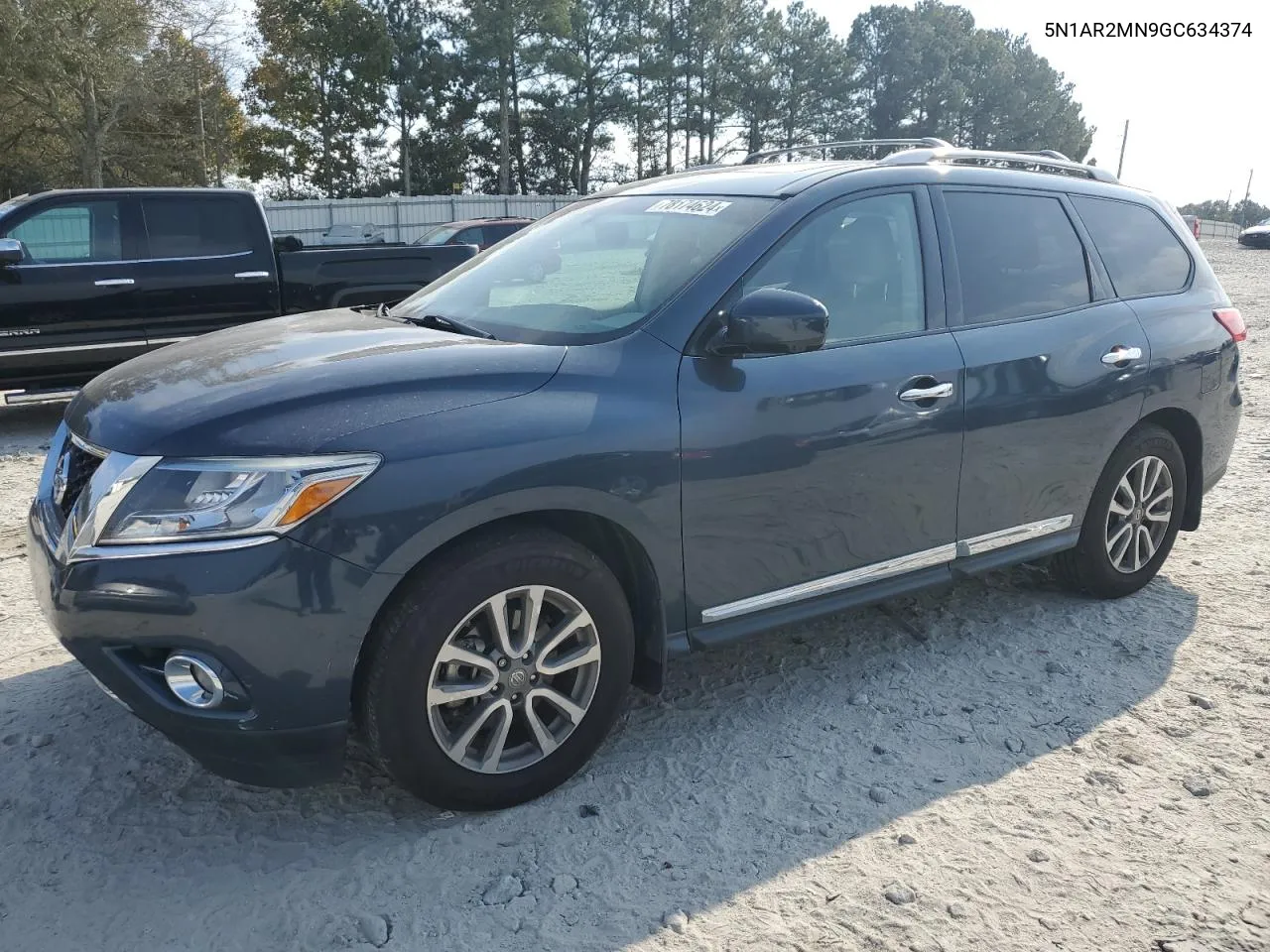 2016 Nissan Pathfinder S VIN: 5N1AR2MN9GC634374 Lot: 78174624