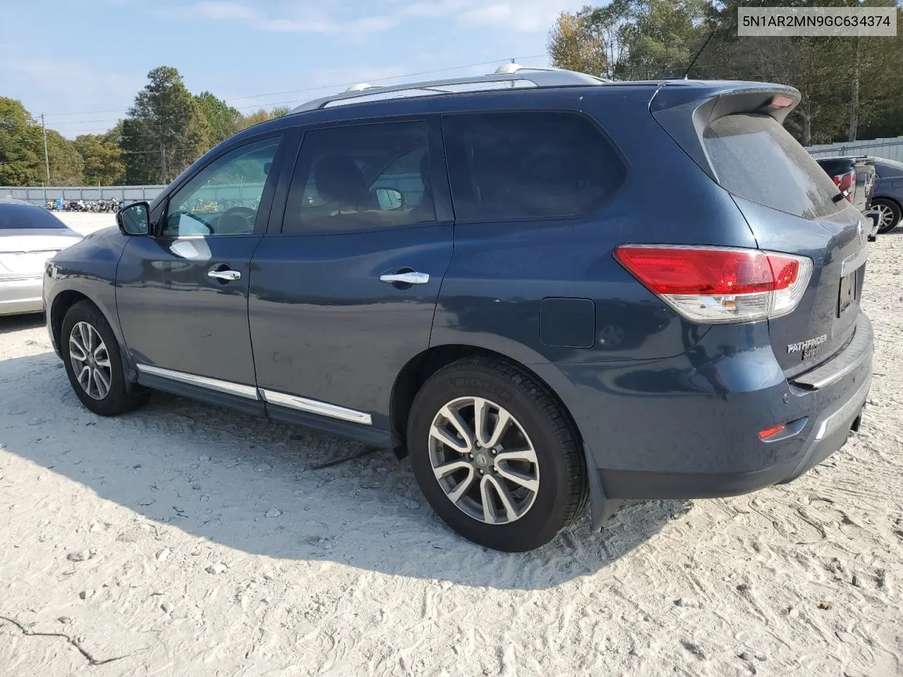 2016 Nissan Pathfinder S VIN: 5N1AR2MN9GC634374 Lot: 78174624