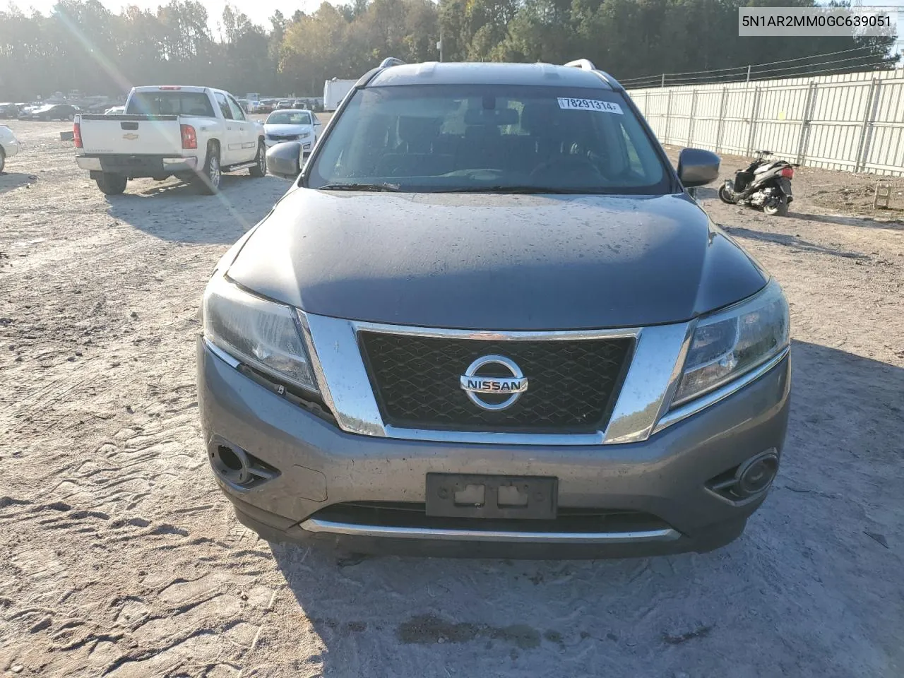 2016 Nissan Pathfinder S VIN: 5N1AR2MM0GC639051 Lot: 78291314