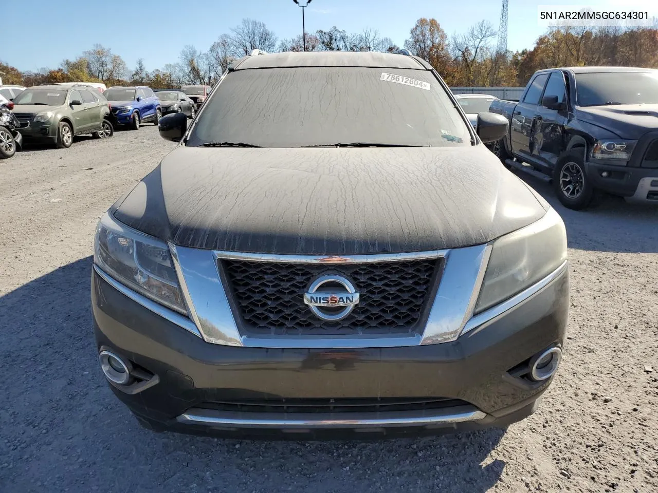 2016 Nissan Pathfinder S VIN: 5N1AR2MM5GC634301 Lot: 78612604