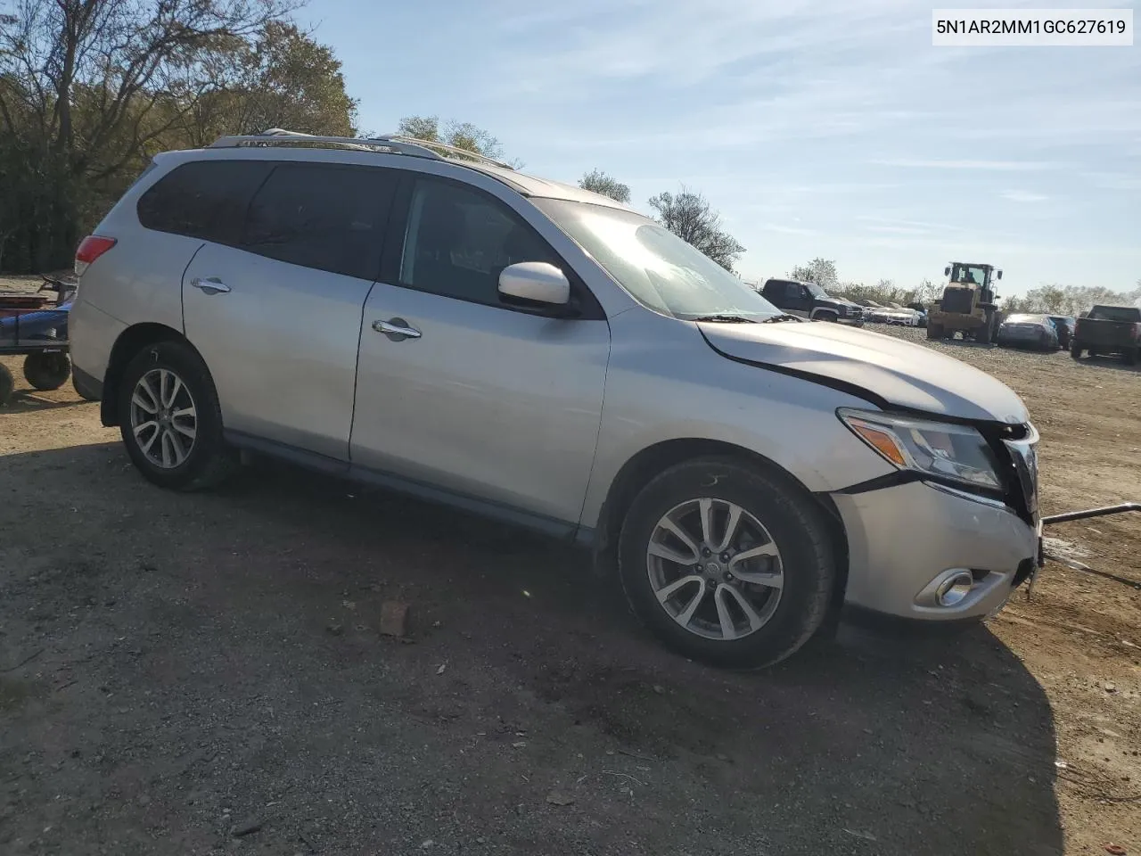 2016 Nissan Pathfinder S VIN: 5N1AR2MM1GC627619 Lot: 78623934