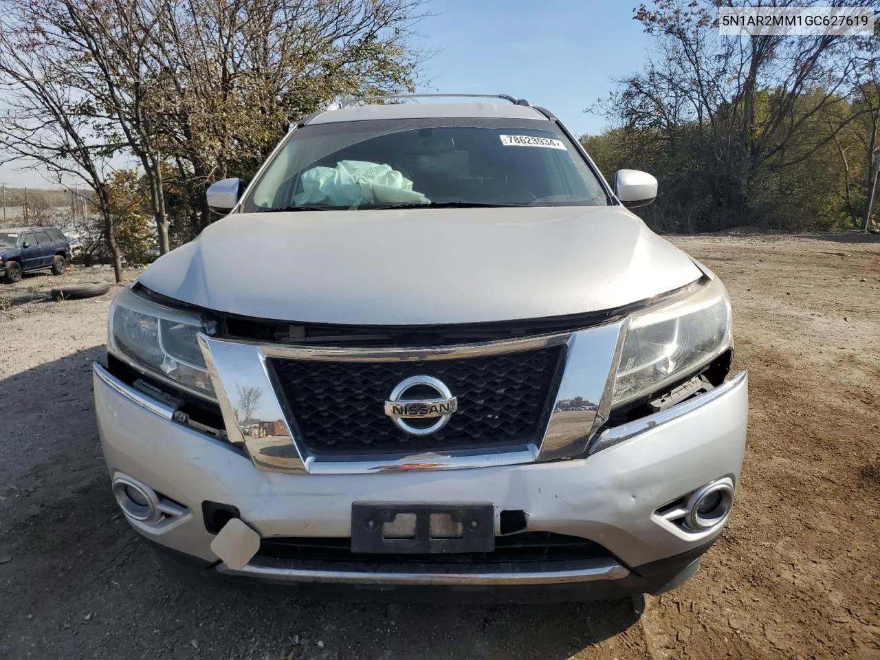 2016 Nissan Pathfinder S VIN: 5N1AR2MM1GC627619 Lot: 78623934