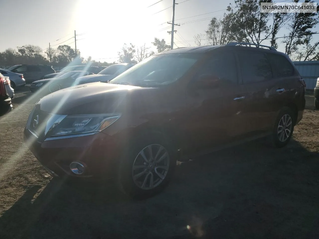 2016 Nissan Pathfinder S VIN: 5N1AR2MN7GC641033 Lot: 78641634