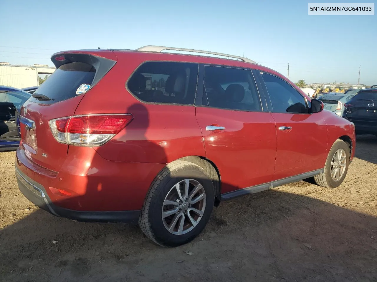 2016 Nissan Pathfinder S VIN: 5N1AR2MN7GC641033 Lot: 78641634