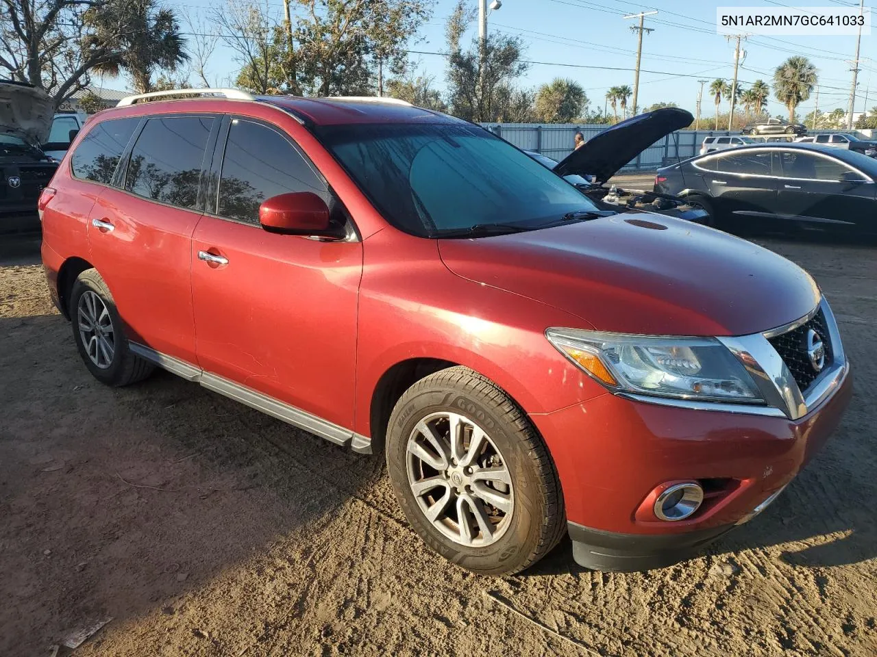 2016 Nissan Pathfinder S VIN: 5N1AR2MN7GC641033 Lot: 78641634