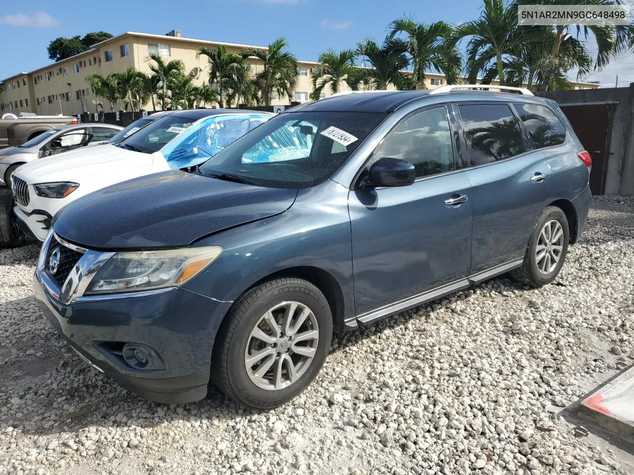 2016 Nissan Pathfinder S VIN: 5N1AR2MN9GC648498 Lot: 78727934