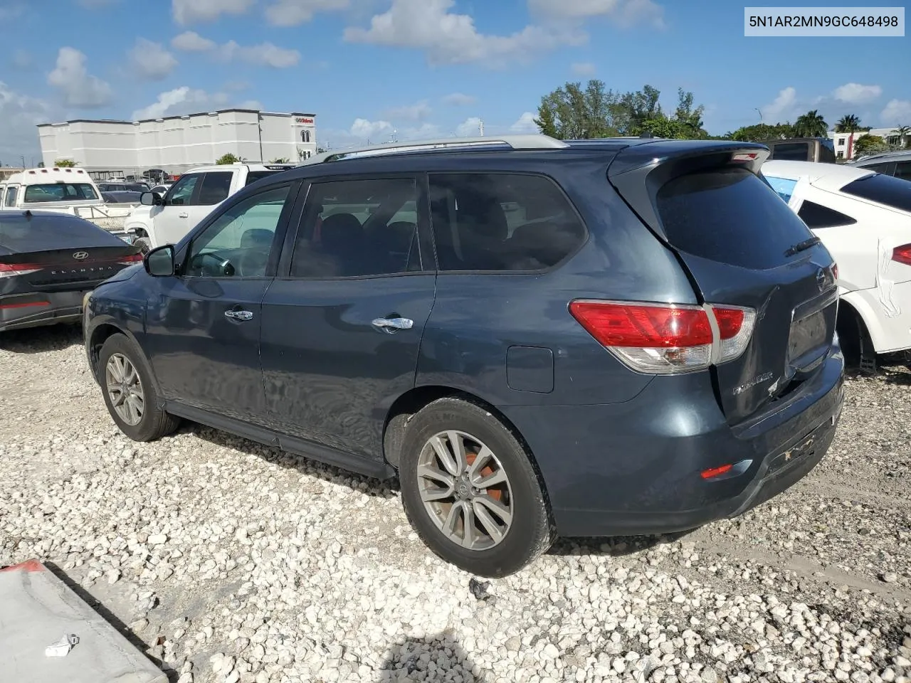 2016 Nissan Pathfinder S VIN: 5N1AR2MN9GC648498 Lot: 78727934