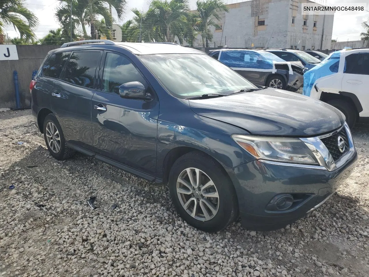 2016 Nissan Pathfinder S VIN: 5N1AR2MN9GC648498 Lot: 78727934