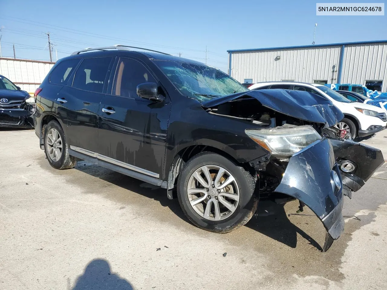 2016 Nissan Pathfinder S VIN: 5N1AR2MN1GC624678 Lot: 78895734