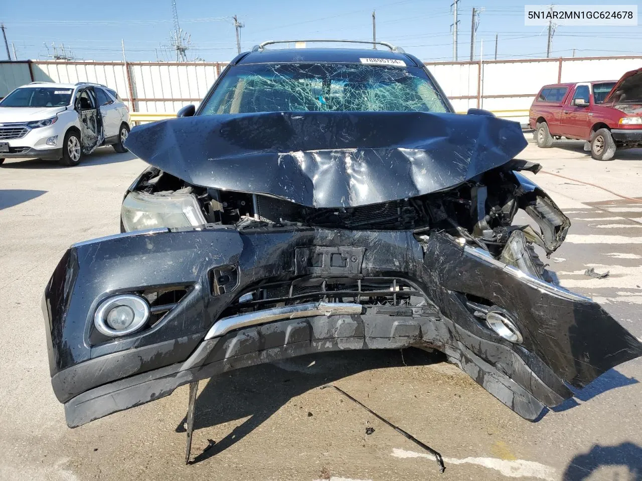 2016 Nissan Pathfinder S VIN: 5N1AR2MN1GC624678 Lot: 78895734