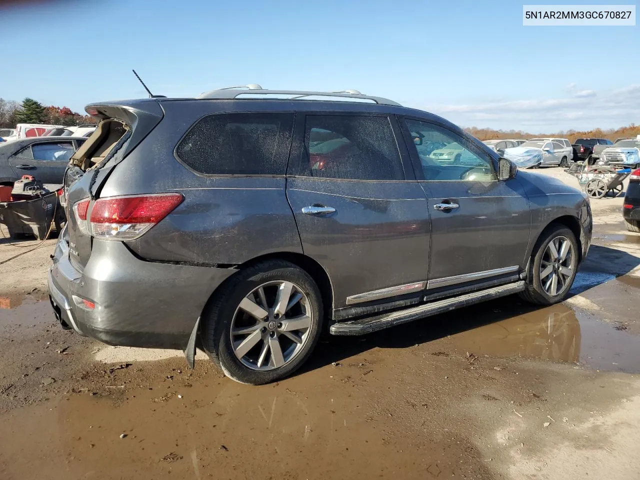 2016 Nissan Pathfinder S VIN: 5N1AR2MM3GC670827 Lot: 78899474