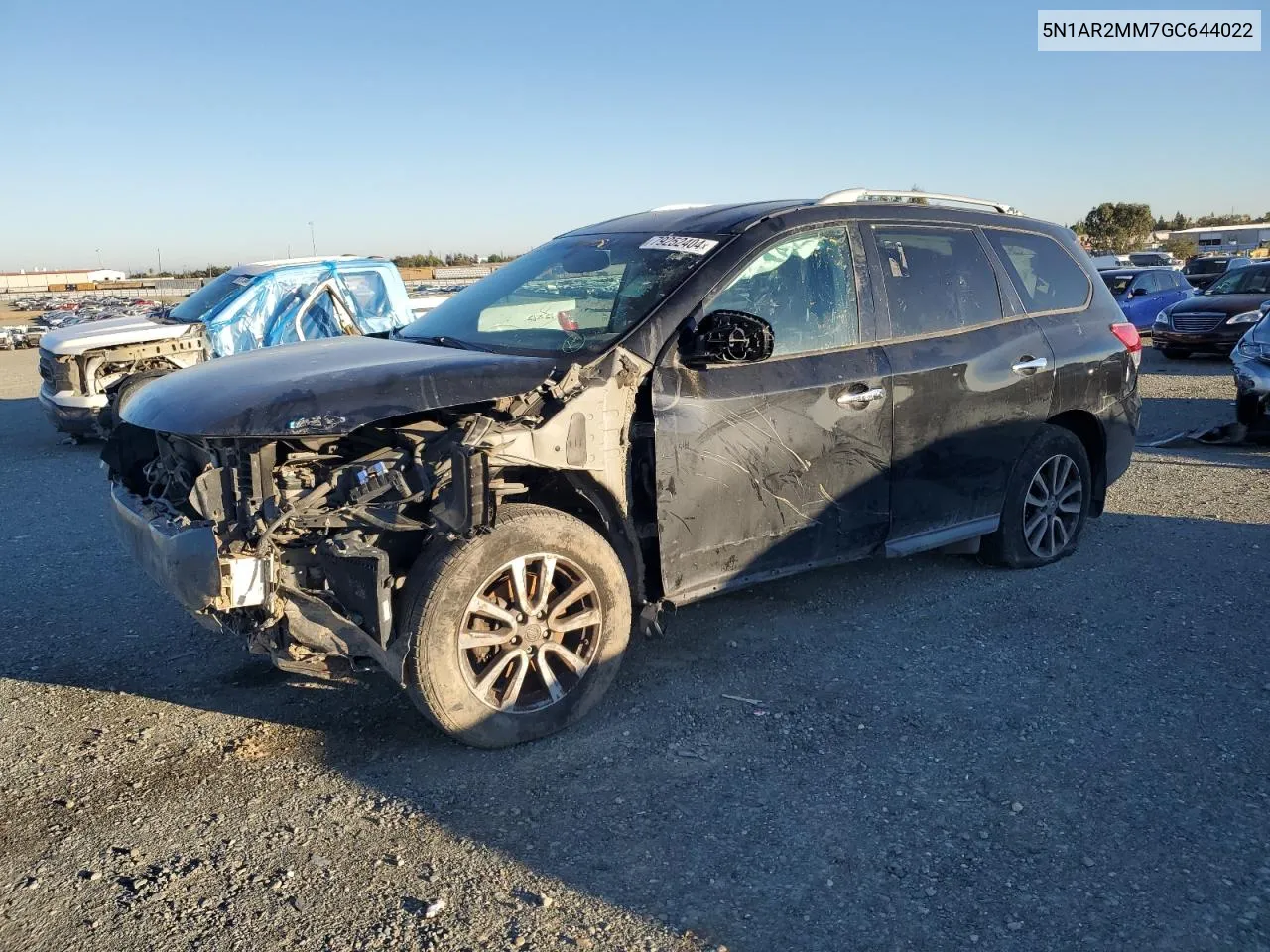 2016 Nissan Pathfinder S VIN: 5N1AR2MM7GC644022 Lot: 79252404