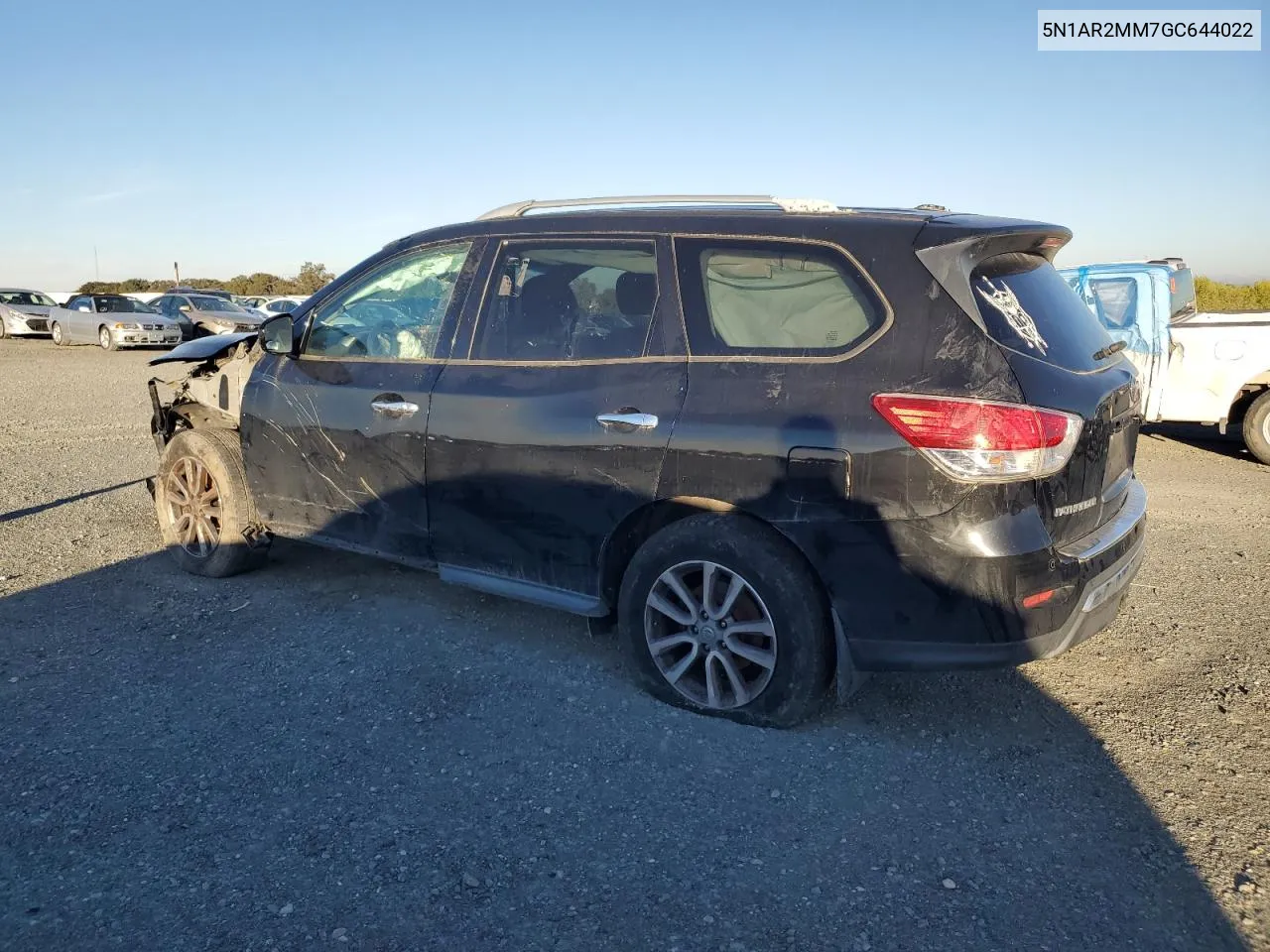 2016 Nissan Pathfinder S VIN: 5N1AR2MM7GC644022 Lot: 79252404