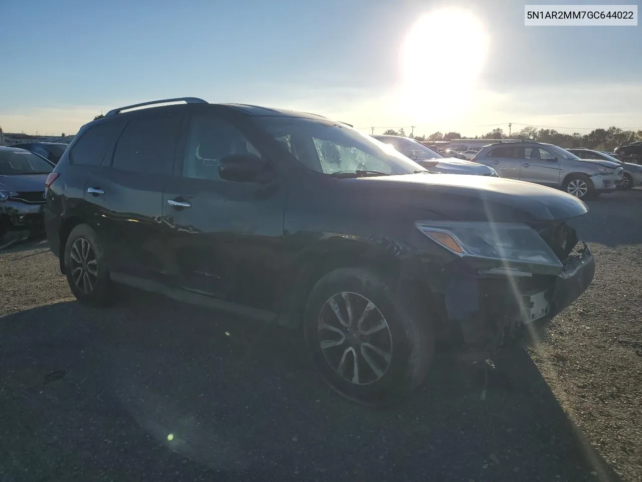 2016 Nissan Pathfinder S VIN: 5N1AR2MM7GC644022 Lot: 79252404