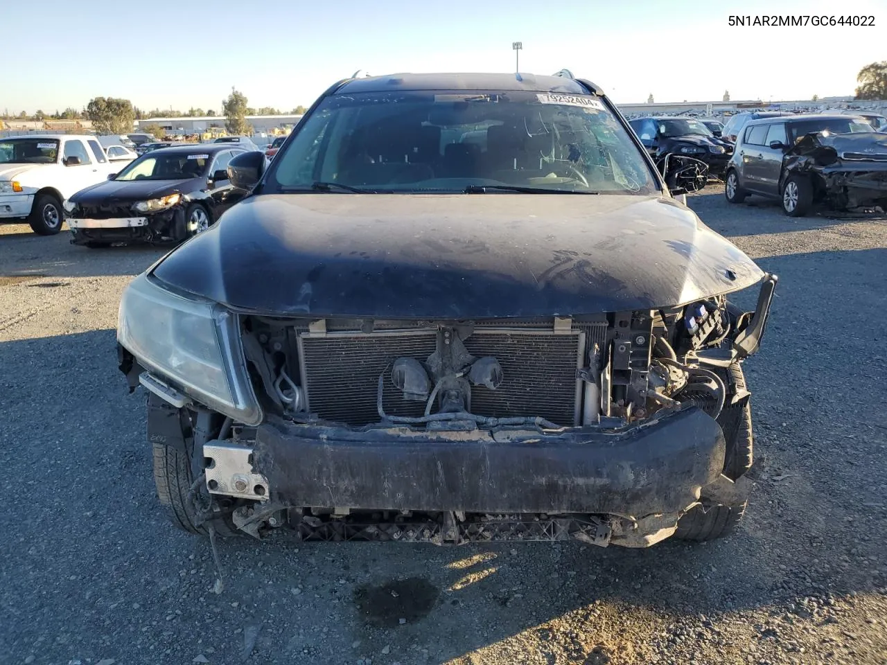 2016 Nissan Pathfinder S VIN: 5N1AR2MM7GC644022 Lot: 79252404