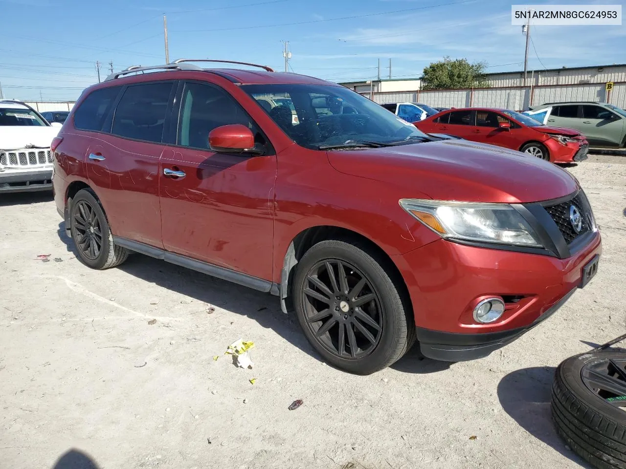 2016 Nissan Pathfinder S VIN: 5N1AR2MN8GC624953 Lot: 79970254