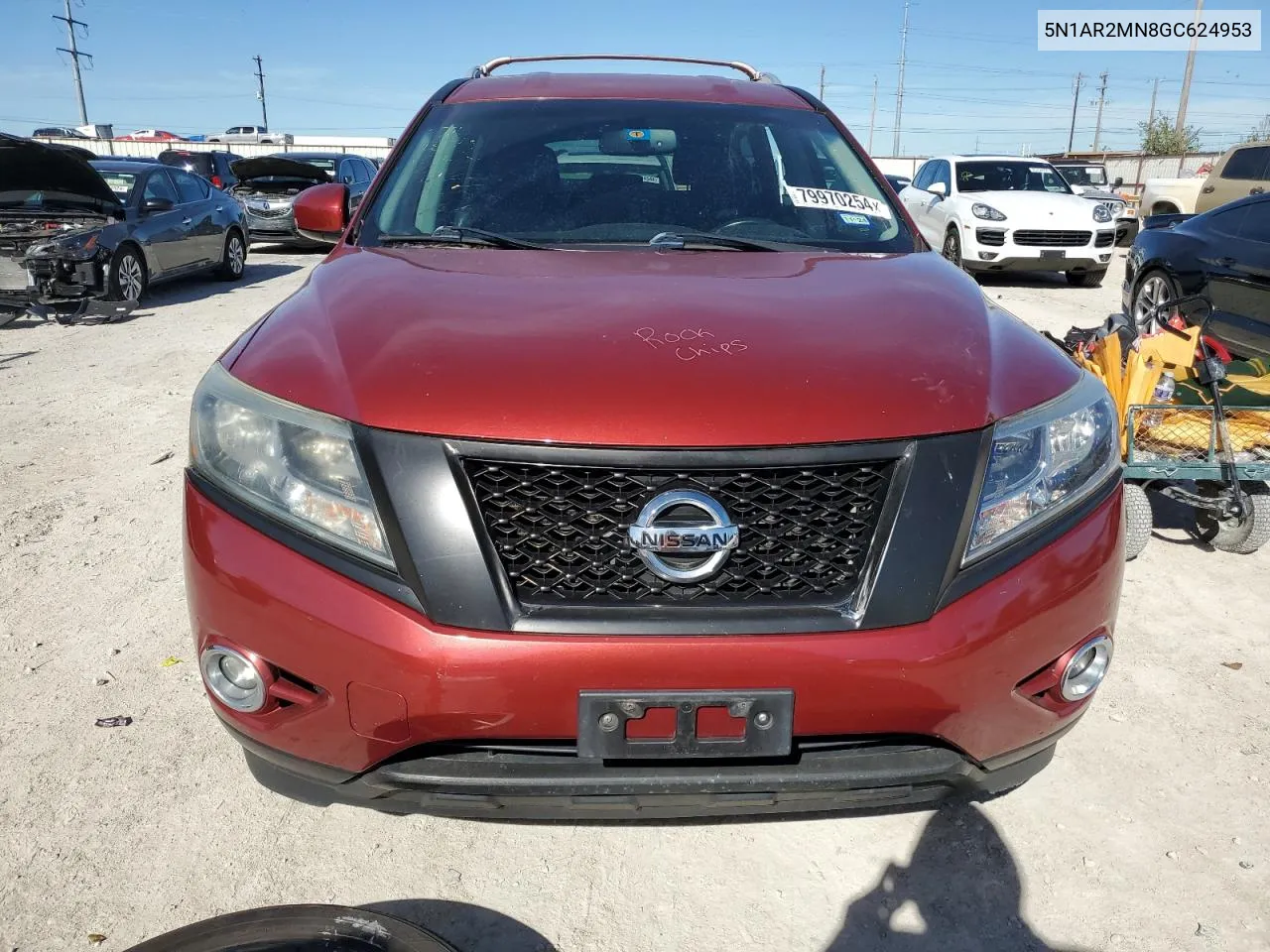 2016 Nissan Pathfinder S VIN: 5N1AR2MN8GC624953 Lot: 79970254