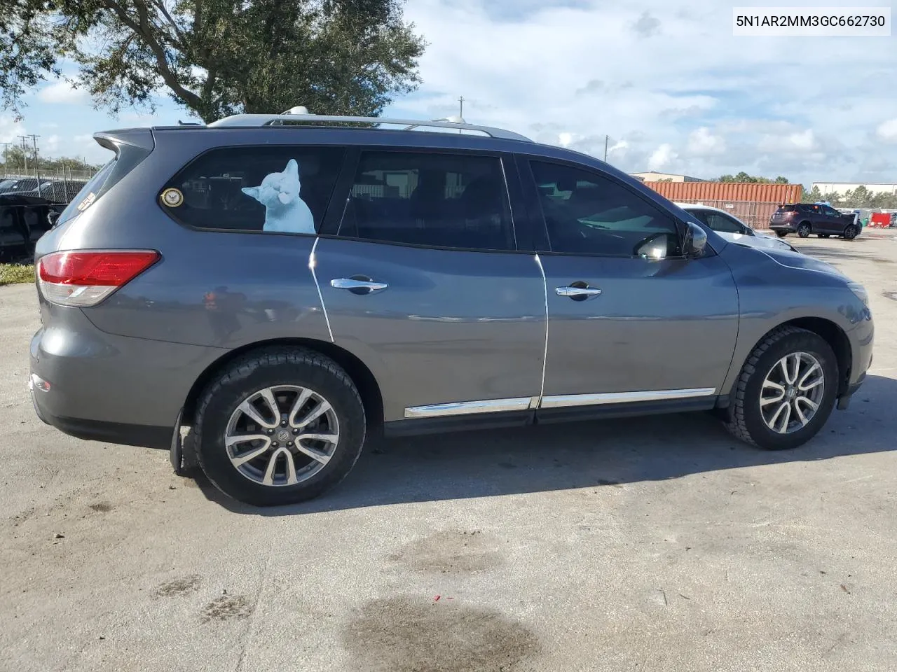 2016 Nissan Pathfinder S VIN: 5N1AR2MM3GC662730 Lot: 80020924