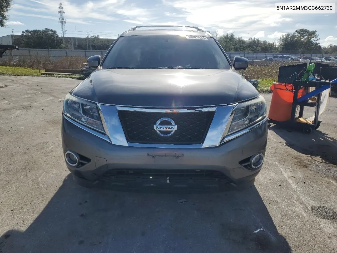 2016 Nissan Pathfinder S VIN: 5N1AR2MM3GC662730 Lot: 80020924