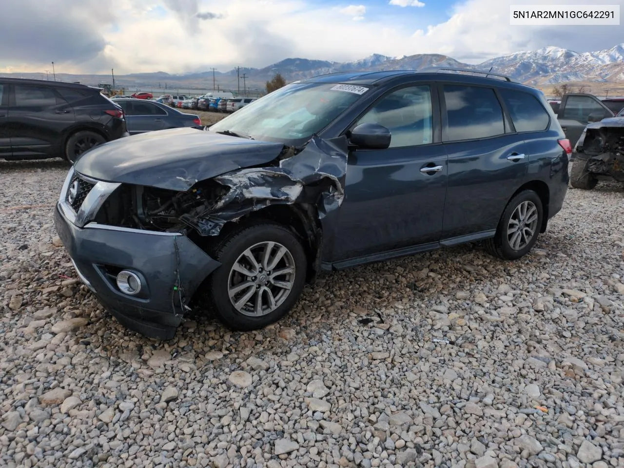 2016 Nissan Pathfinder S VIN: 5N1AR2MN1GC642291 Lot: 80237674