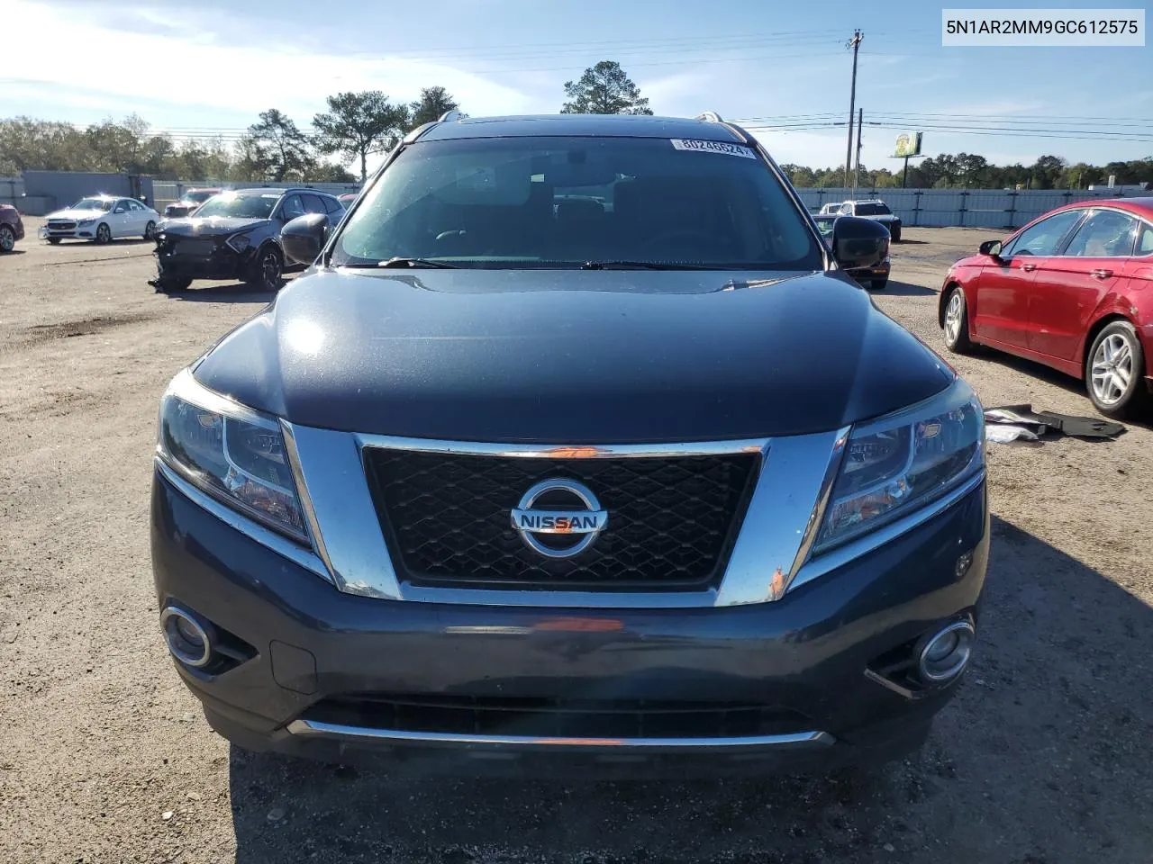 2016 Nissan Pathfinder S VIN: 5N1AR2MM9GC612575 Lot: 80246624