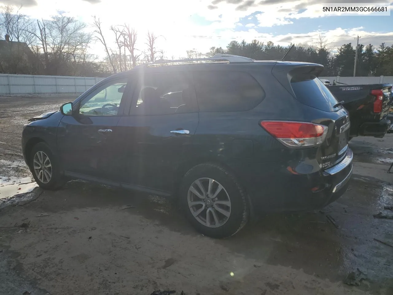 2016 Nissan Pathfinder S VIN: 5N1AR2MM3GC666681 Lot: 80264774