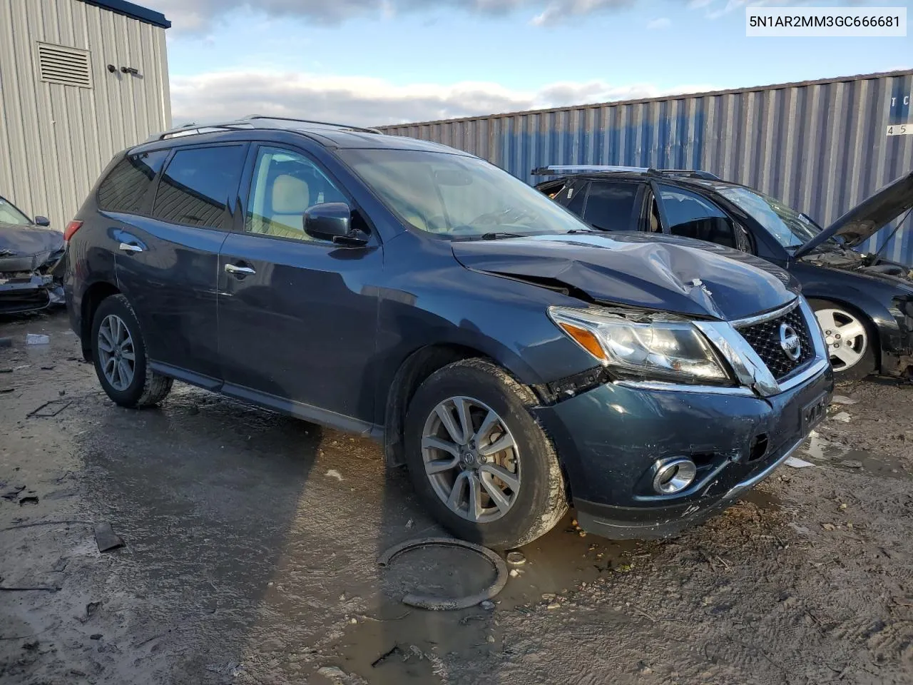 2016 Nissan Pathfinder S VIN: 5N1AR2MM3GC666681 Lot: 80264774