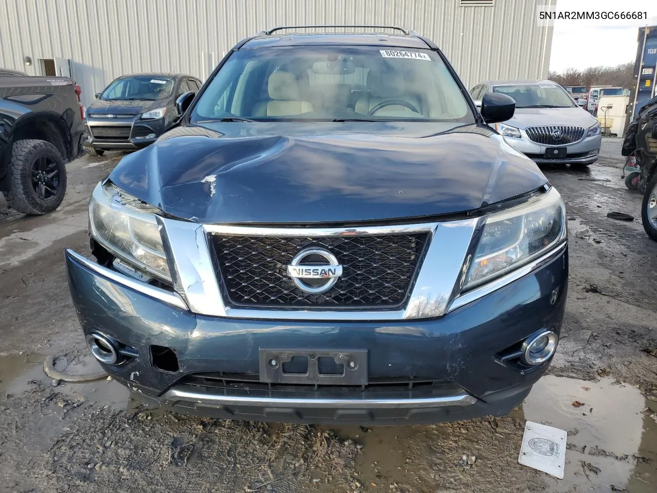 2016 Nissan Pathfinder S VIN: 5N1AR2MM3GC666681 Lot: 80264774