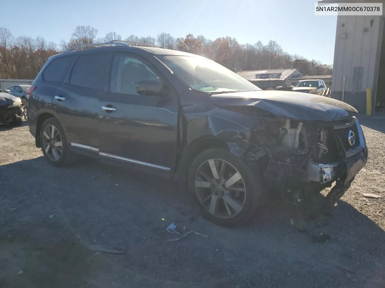 2016 Nissan Pathfinder S VIN: 5N1AR2MM0GC670378 Lot: 80423934