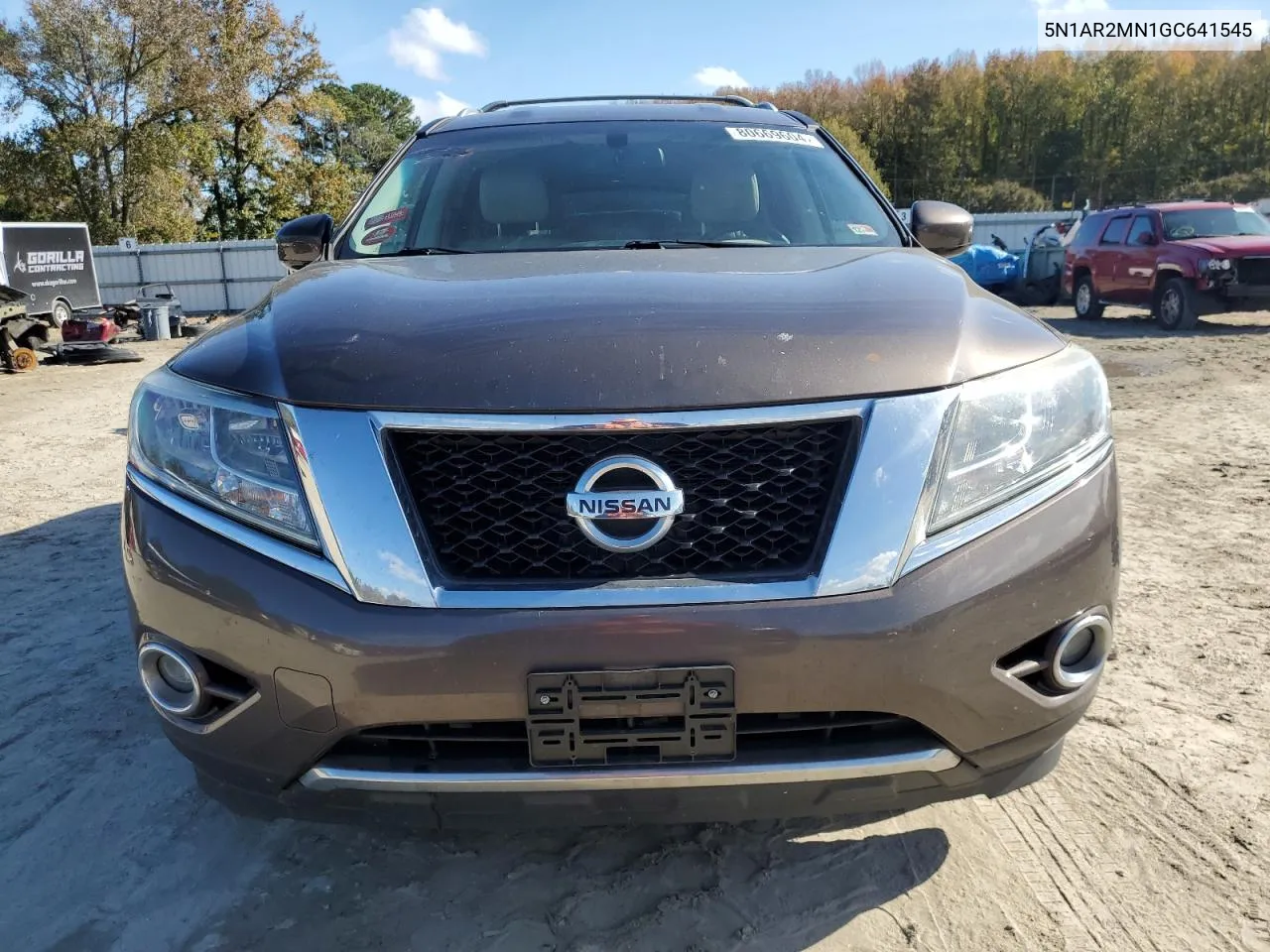 2016 Nissan Pathfinder S VIN: 5N1AR2MN1GC641545 Lot: 80669604