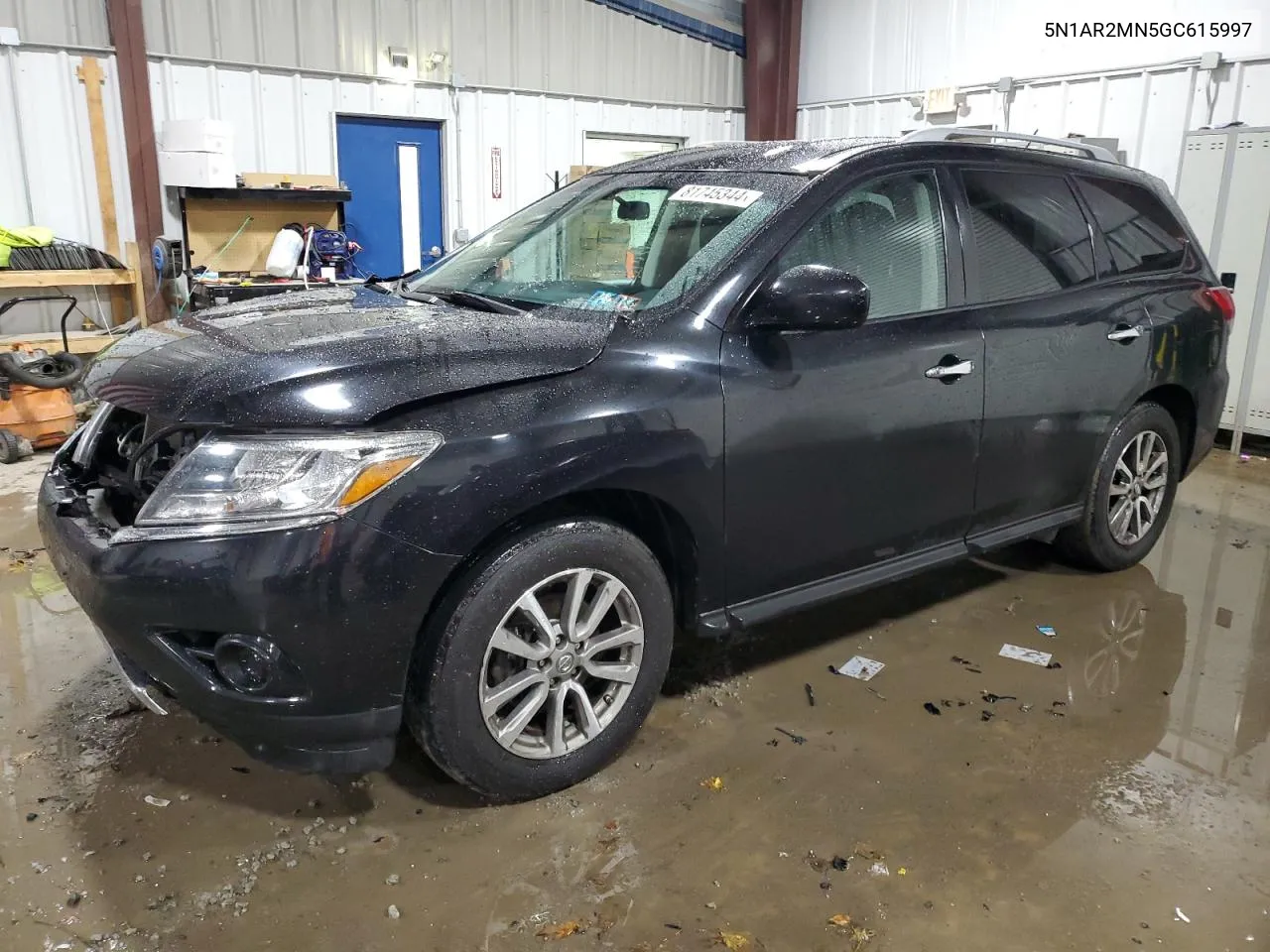 2016 Nissan Pathfinder S VIN: 5N1AR2MN5GC615997 Lot: 81745344