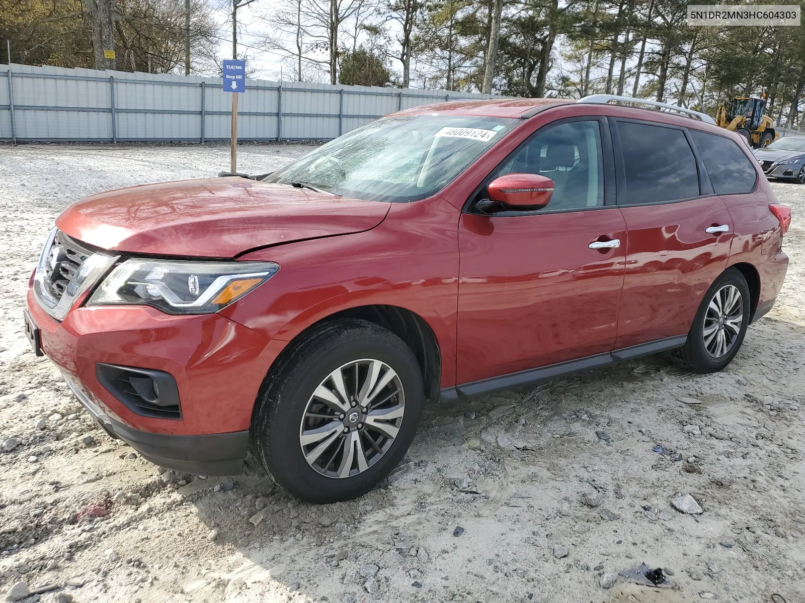 2017 Nissan Pathfinder S VIN: 5N1DR2MN3HC604303 Lot: 48009124