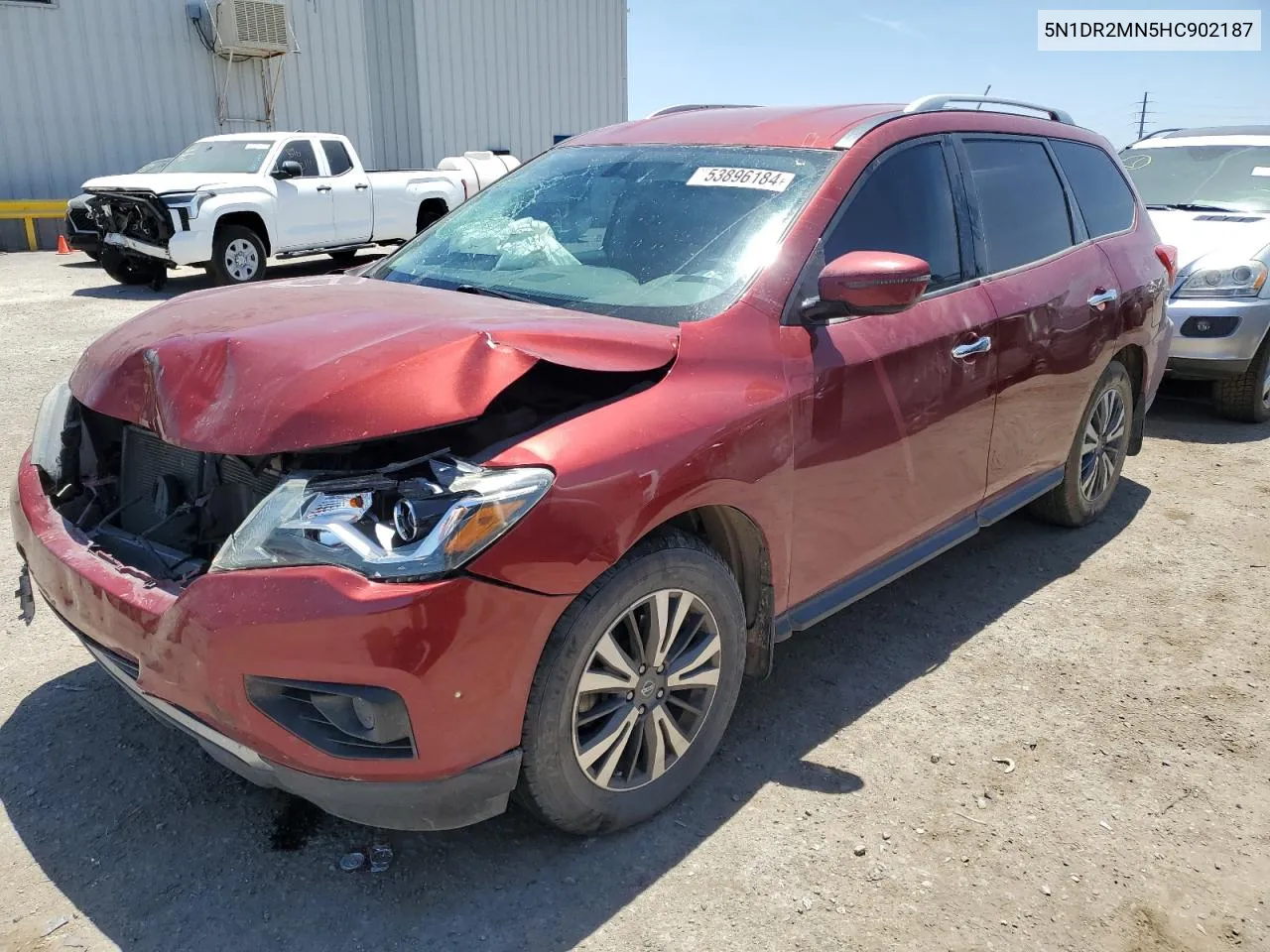 2017 Nissan Pathfinder S VIN: 5N1DR2MN5HC902187 Lot: 53896184